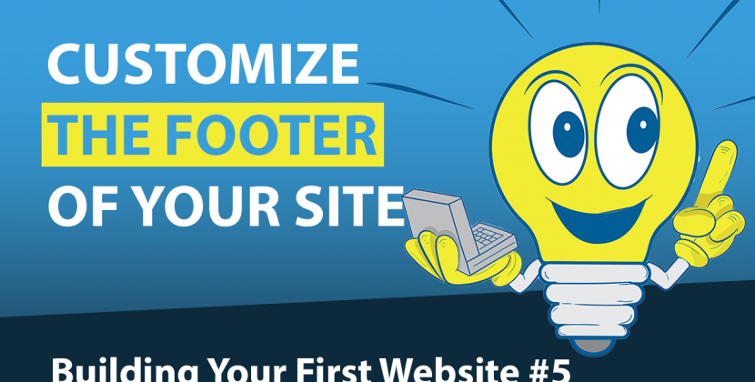 How to Customize the Footer Using Widgets – Tutorial #5